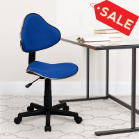 Flash Furniture Blue Fabric Ergonomic Task Chair BT-699-BLUE-GG
